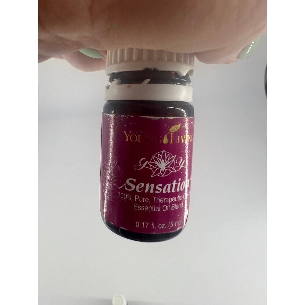 Young Living "Sensation" Essential Oil 5 ml Homeopathic Aromatherapy 80% Full